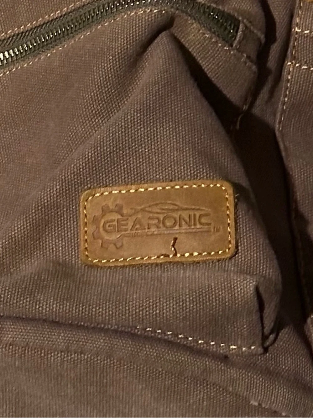 Gearonic Brown Canvas Backpack - Casual Everyday Bag